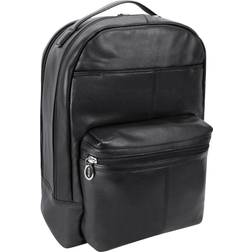 McKlein Parker | 15” Dual-Compartment Laptop Backpack - Black